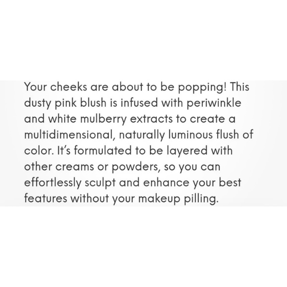 SERAPHINE BOTANICALS Periwinkle + Pop Sculpting Brush in SEASHELL - .09 oz NIB - Picture 7 of 7